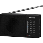Sencor SRD 1800 čierna / Prenosné rádio / FMAM / 2x AA / AUX (8590669286652)