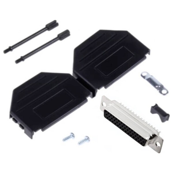 MH Connectors MHDPPK25HD44FS-K sada D-SUB zásuvková lišta 180 ° Pólov: 25 spájkovaný 1 ks; MHDPPK25HD44FS-K