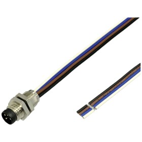 BKL Electronic Vestavná zástrčka pre čidlo/aktuátor, 2703003, piny: 3, 0.5 m, 1 ks; 2703003