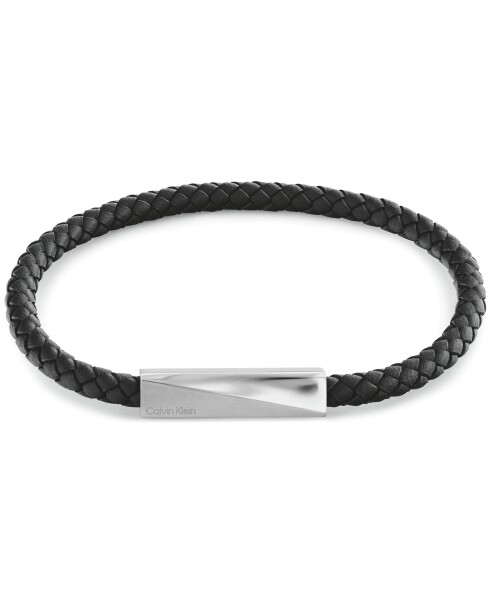 Calvin Klein Elegantný kožený náramok pre mužov Iconic Id 35100055