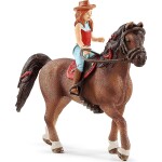 Schleich Horse Club 42539 Ryšavka Hannah s pohyblivými kĺbmi na koni