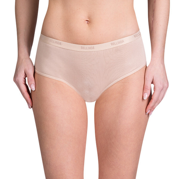 Dámske bavlnené nohavičky LADIES COTTON BOXER - BELLINDA - nude XL