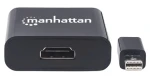 Manhattan Mini DisplayPort - HDMI čierna / Adaptér / Aktívny / 4K 60 Hz / HDCP 2.2 (152570)