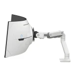 Ergotron HX Desk Monitor Arm VHD Pivot biela / Rameno pre 1 zakrivený monitor / 1000R / nosnosť 17 kg (45-693-216)