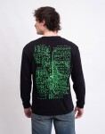 Edwin Synthetic TS LS Black garment washed S