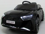 Mamido Elektrické autíčko Audi RS6 GT s čiernymi EVA kolesami a imitáciou kože, vrátane diaľkového ovládača