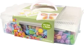 PLAYBOX Klobučková mozaika Pastel / Mozaika / 250 dielikov / 6 motívov / kufrík (2472390)
