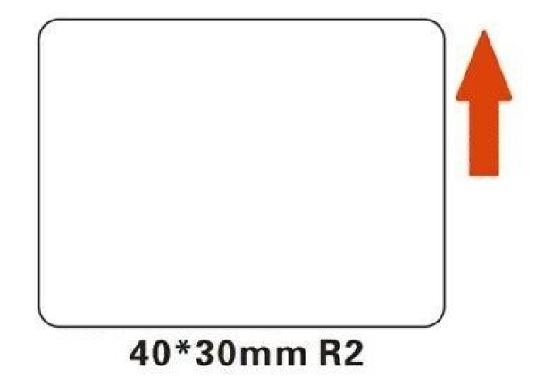 Niimbot štítky R 40x30 mm pre B21 amp; B21S amp; B1 amp; B3S biela / 230ks (A2A88608401)