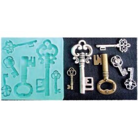 Silikónová forma na kľúč 2,5 × 6 cm - Galias Moulds - Galias Moulds