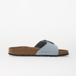 Birkenstock Madrid Big Buckle Nubuck Leather Women Baby Blue 37