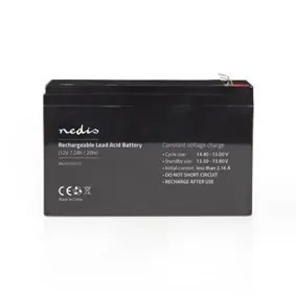 Nedis Dobíjací olovený akumulátor / Olovené / Dobíjacie / 12 V / 7200 mAh (BALA720012V)