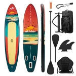 Athler Nafukovací Paddleboard SUP Zander 350cm oranžová / príslušenstvo / Max. nosnosť 180kg (5900415031215)