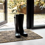 House Doctor Rohožka Monta Nature/Black 60 x 90 cm