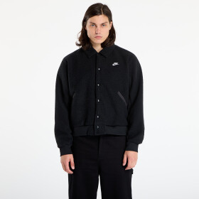 Bunda Nike Sportswear Club Men's High-Pile Fleece Coaches Jacket Black/ White XS