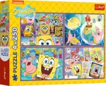 Trefl Puzzle Šialený svet Spongeboba