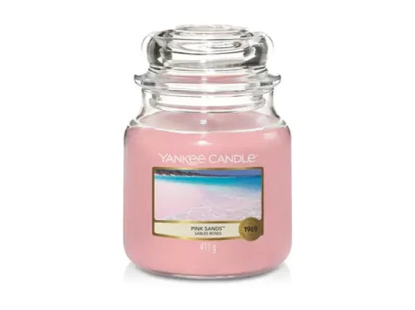 Yankee Candle Pink Sands stredný pohár 411g / doba horenia: až 75 h (1205340E)