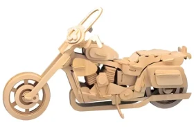 Woodcraft Drevené 3D puzzle Motorka Harley Davidson II