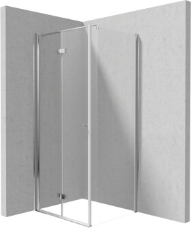 DEANTE/S - Sprchovací kút pevná stena 120, skladacie dvere 80 KTSX042P+KTS_032P KERRIA/0320