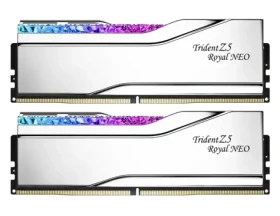 G.Skill Trident Z5 Royal Neo Silver 32GB (2x 16GB) 6000MHz / CL28 / DIMM / 1.4V / Non-ECC / Unbuffered / EXPO (F5-6000J2836G16GX2-TR5NS)