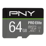 PNY PRE Elite microSDXC 64GB / Pamäťová karta / Class 10 / UHS-I U3 / R100/W60 MB/s (P-SDU64GV31100PRO-GE)