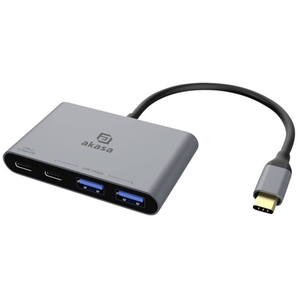 Akasa AKASA Hub USB-C na 2x Typ-C + 2x Typ-A USB 3.2