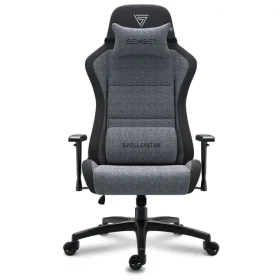 SENSE7 Spellcaster FUKU XL čierno-šedá / Herné stoličky / Látka / nastaviteľné / pojazdové kolieska / nosnosť 160 kg