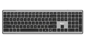 C-tech Quallis KB-118 / Klávesnica / bezdrôtová / Bluetooth + 2.4 GHz / 111 kláves (KB-118)