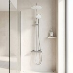 REA - Sprchová sada bez výtoku s termostatom Lungo Chrome REA-P6735