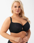 Podprsenka s plnými košíčkami Gorsenia K962 Erato Černá 75E