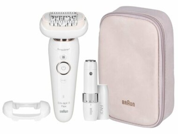 Braun Silk-épil 9 Flex SES 9003 3D biela / epilátor / až 50 min prevádzka / 40 pinziet / 2 rýchlosti (8700216020275)