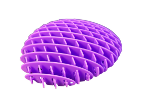 Mamido Antistresová senzorická hračka 10 cm fialová