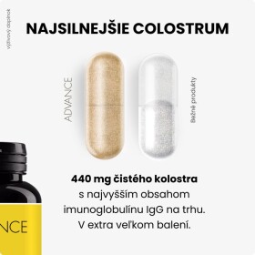 ADVANCE Colostrum 440 mg IgG 40 90 kapsúl