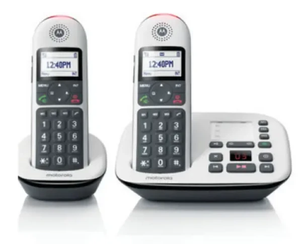 Motorola CD5012 biela / Bezšnúrový telefón / LCD displej 1,8" / Identifikácia volajúceho (G31000X18W2AWE)