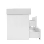 Kúpeľňová skrinka s keramickým umývadlom SAT B-Way 59x50x45 cm biely lesk BWAY260WU2BI BWAY260WU2BI