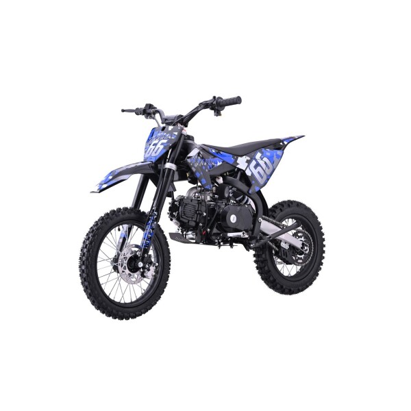 Mamido Detská benzínová motorka RamiGO IMMORTAL 110CC modrá