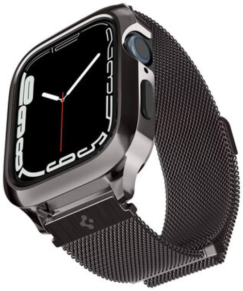 Spigen Metal Fit Pre remienok pre Apple Watch 8/7 45mm čierna (ACS04585)