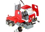Mamido DIY hasičský automobil Kit 2v1 vymeniteľné výťahy skrutkovač zvuk svetelné efekty prilba