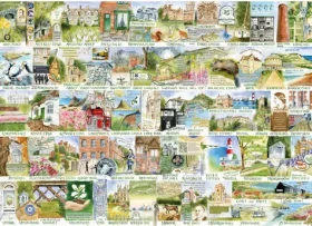 GIBSONS Puzzle National Trust: Pamiatky a krajina