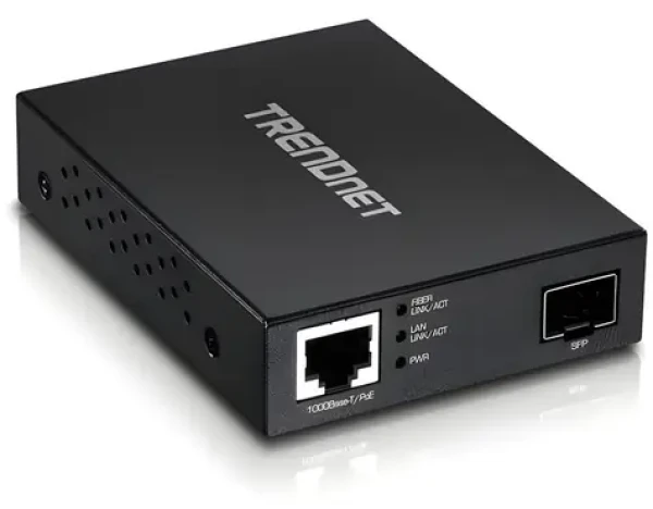 Trendnet TFC-PGSFP / Media konvertor / Gigabit Ethernet / SFP / PoE PD / 802.3at (TFC-PGSFP)