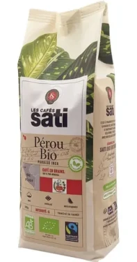 Les Cafés Sati Perou Inca Bio Fairtrade 500 g / Zrnková káva / 100% Arabica (100002128222)