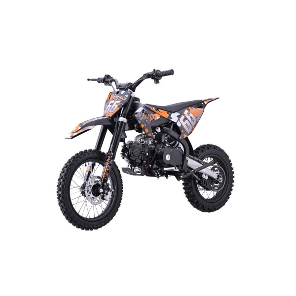 Mamido Detská benzínová motorka RamiGO IMMORTAL 110CC oranžová