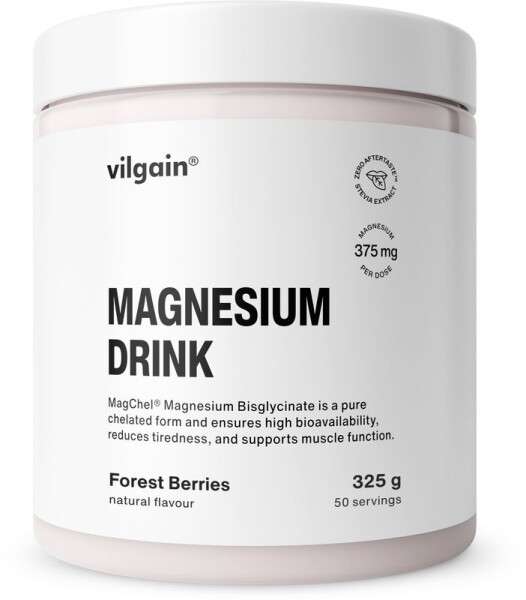 Vilgain Magnesium Drink – 3× lesné ovocie 325 g