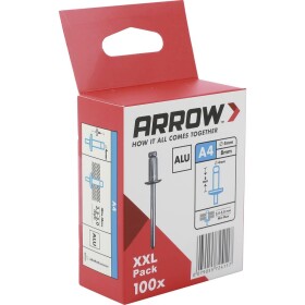 Arrow Tool Group 724117 slepý nit (Ø x d) 4 mm x 8 mm hliník hliník RA 4 X 8 ALU 100ST 100 ks; 724117