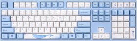 Audio Technica Varmilo VEA108 Sea Melody Gaming Tastatur, MX-Silent-Red, weisse LED - US Layout