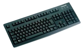Cherry G83-6105 UK čierna / Kancelárska klávesnica / drôtová / USB / 105 kláves (G83-6105LUNGB-2)