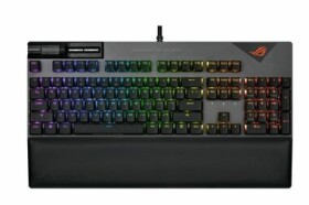 ASUS ROG Strix Flare II (FR) čierna / Herná klávesnica / USB-A 2.0 / ROG NX RED / RGB / FR layout (90MP02D6-BKFA00)