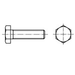 TOOLCRAFT 133758 šesťhranná skrutka M14 80 mm vonkajší šesťhran DIN 961 ocel glavanizované zinkom 50 ks; 133758
