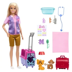 Mattel Barbie bábika zachraňuje zvieratká - blondínka