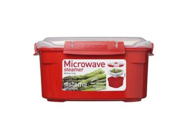 Sistema Microwave Naparovacia krabička na zeleninu ryby 2.4 l červená (9414202011022)