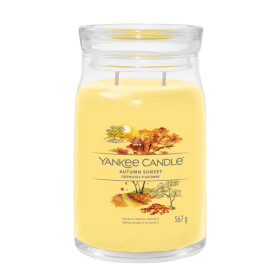 Yankee Candle Signature Autumn Sunset veľký pohár 567g / doba horenia až: 90h (5038581129211)